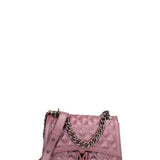Borsa a mano da donna 100% gomma FLAT RHOMBUS M 24-DARK MAUVE-SATIN CDF Marc Ellis