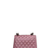 Borsa a mano da donna 100% gomma FLAT RHOMBUS M 24-DARK MAUVE-SATIN CDF Marc Ellis
