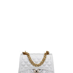 Borsa a mano da donna 100% gomma FLAT RHOMBUS M 24-GLACIER GRAY-LIGHT OTTONE Marc Ellis