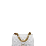 Borsa a mano da donna 100% gomma FLAT RHOMBUS M 24-GLACIER GRAY-LIGHT OTTONE Marc Ellis
