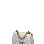 Borsa a mano da donna 100% gomma FLAT RHOMBUS M 24-GLACIER GRAY-LIGHT OTTONE Marc Ellis