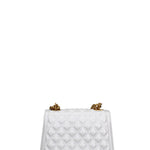 Borsa a mano da donna 100% gomma FLAT RHOMBUS M 24-GLACIER GRAY-LIGHT OTTONE Marc Ellis