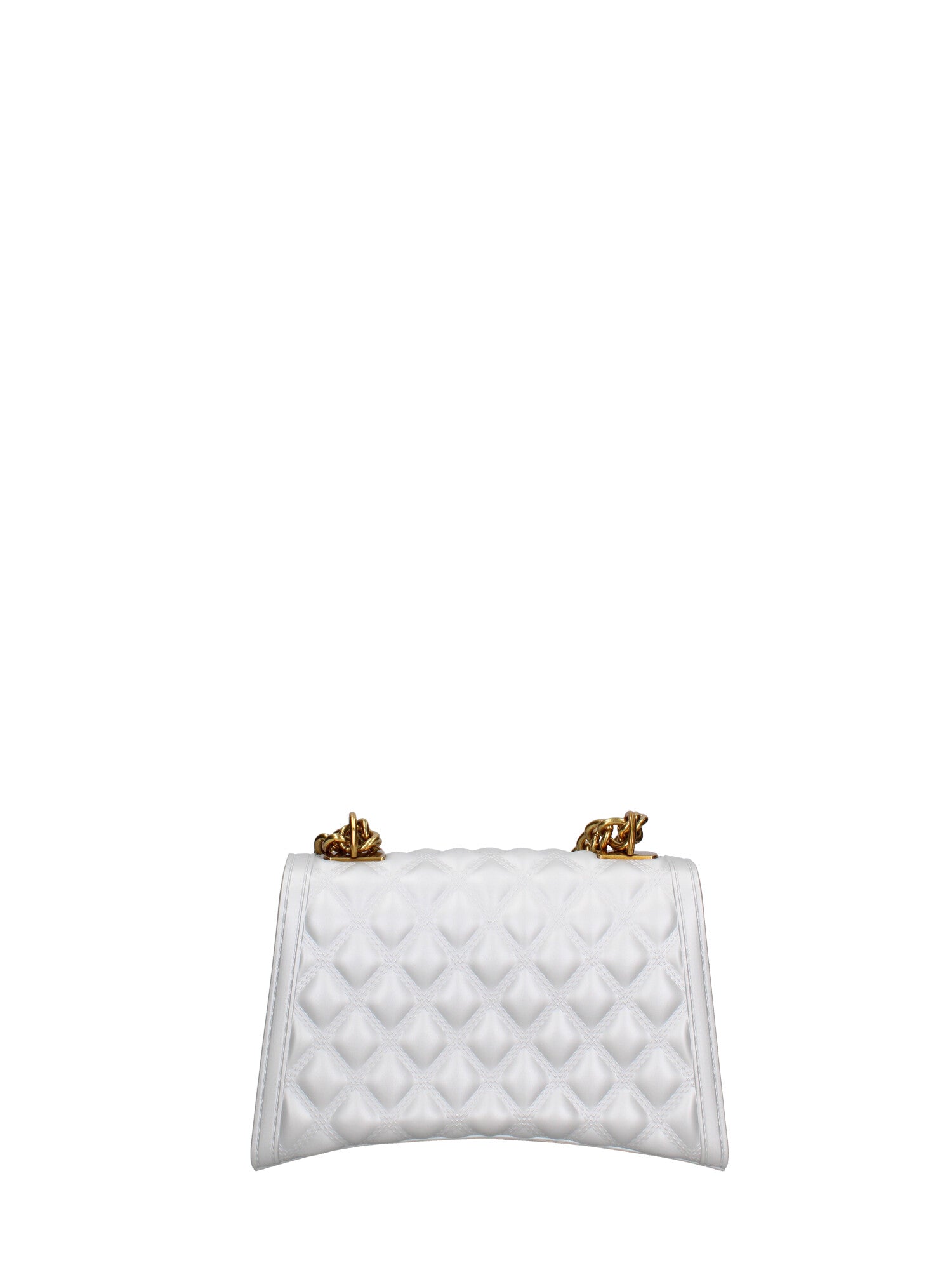 Borsa a mano da donna 100% gomma FLAT RHOMBUS M 24-GLACIER GRAY-LIGHT OTTONE Marc Ellis