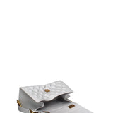 Borsa a mano da donna 100% gomma FLAT RHOMBUS M 24-GLACIER GRAY-LIGHT OTTONE Marc Ellis