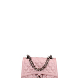 Borsa a mano da donna 100% gomma FLAT RHOMBUS M 24-OLD ROSE-BRUSH CDF Marc Ellis