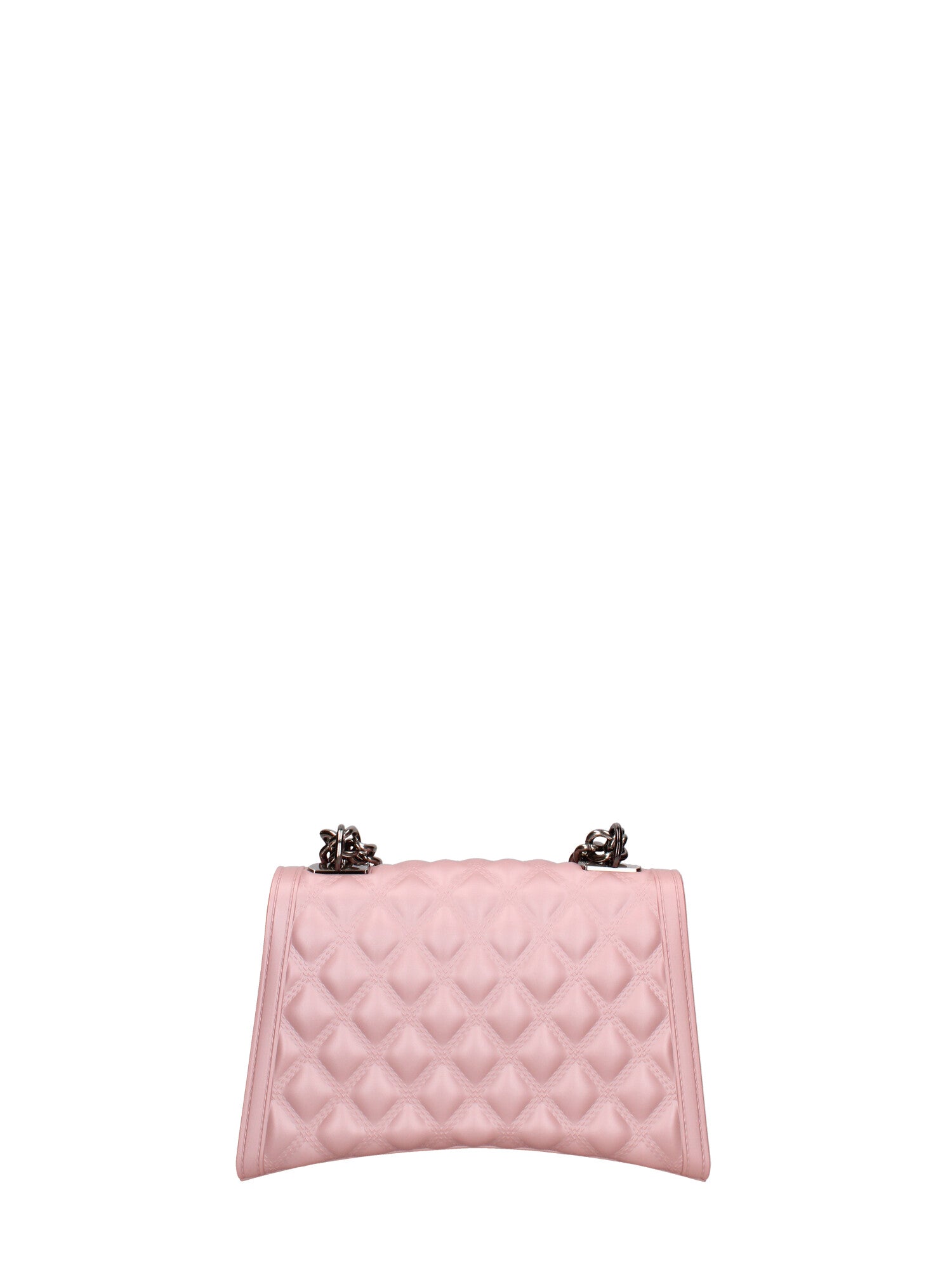 Borsa a mano da donna 100% gomma FLAT RHOMBUS M 24-OLD ROSE-BRUSH CDF Marc Ellis