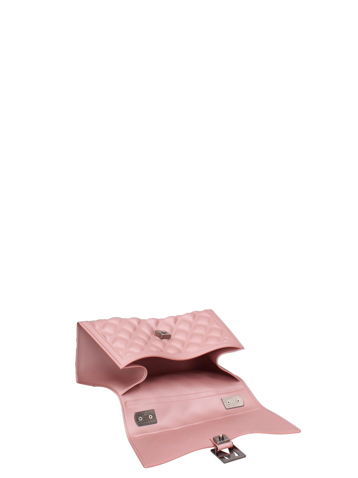 Borsa a mano da donna 100% gomma FLAT RHOMBUS M 24-OLD ROSE-BRUSH CDF Marc Ellis