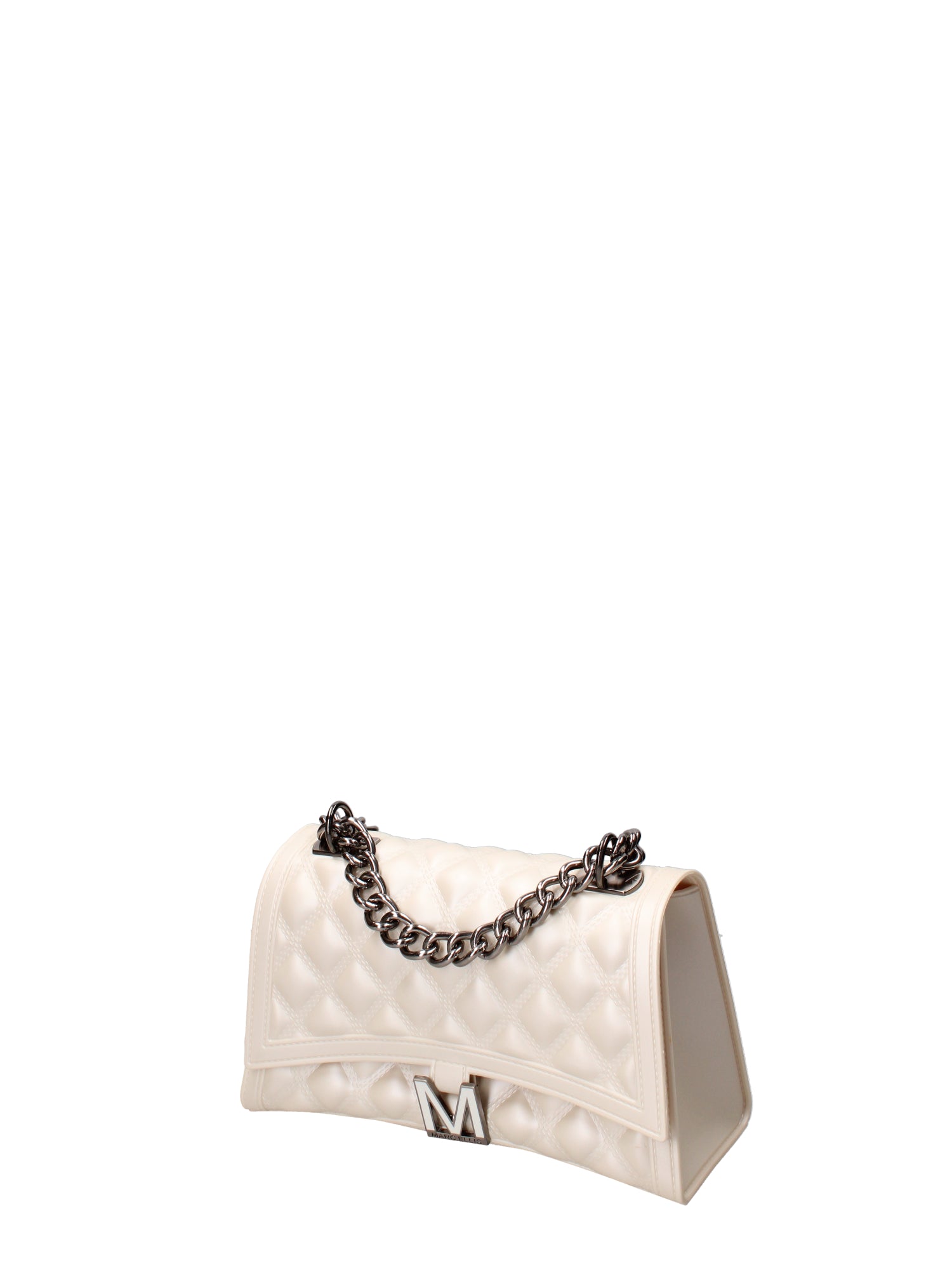 Borsa a mano da donna 100% gomma FLAT RHOMBUS M 24-WHITECAP-BRUSH CDF Marc Ellis