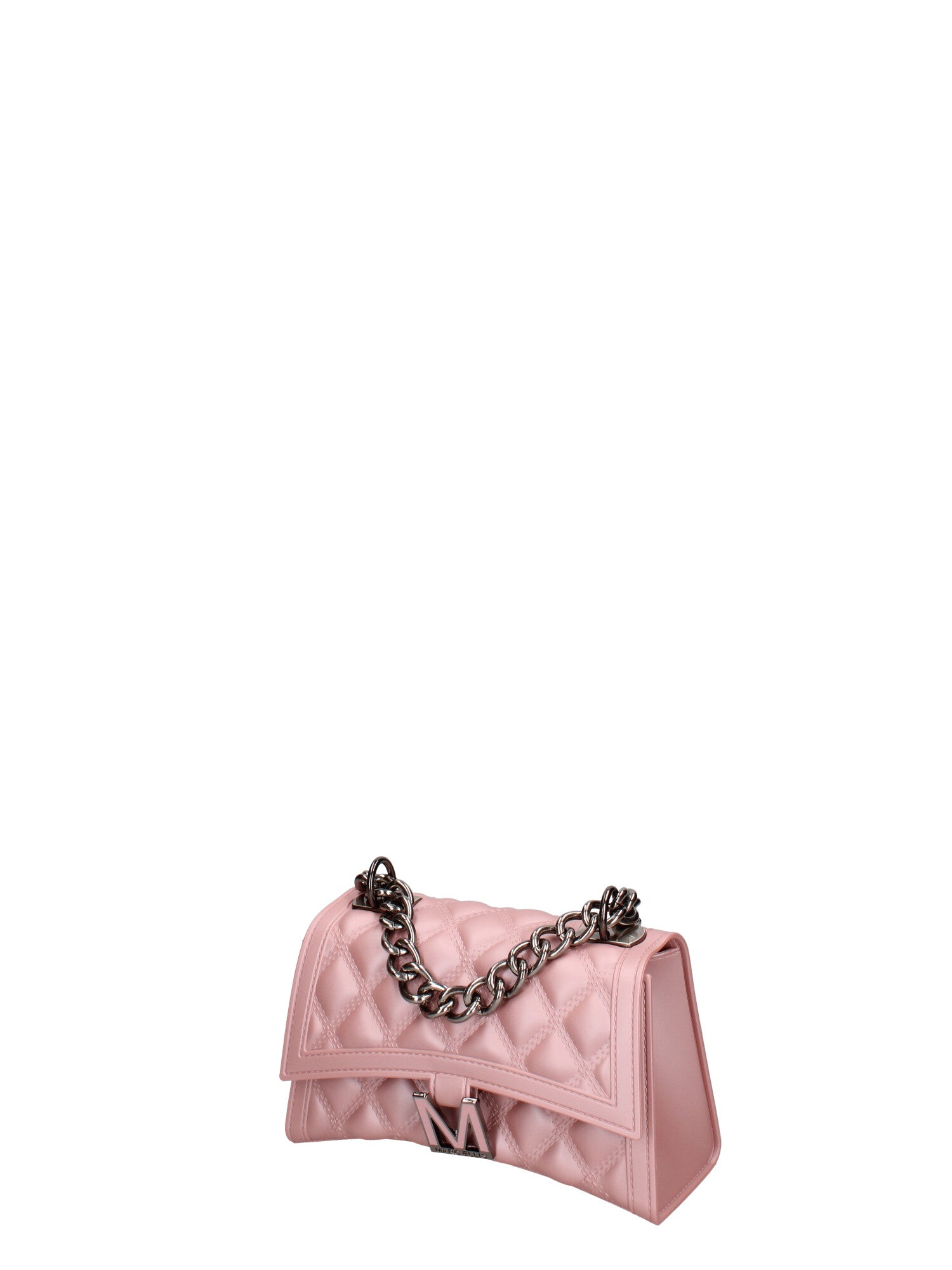 Borsa a mano donna 100% gomma FLAT RHOMBUS S 24-OLD ROSE-BRUSH CDF Marc Ellis
