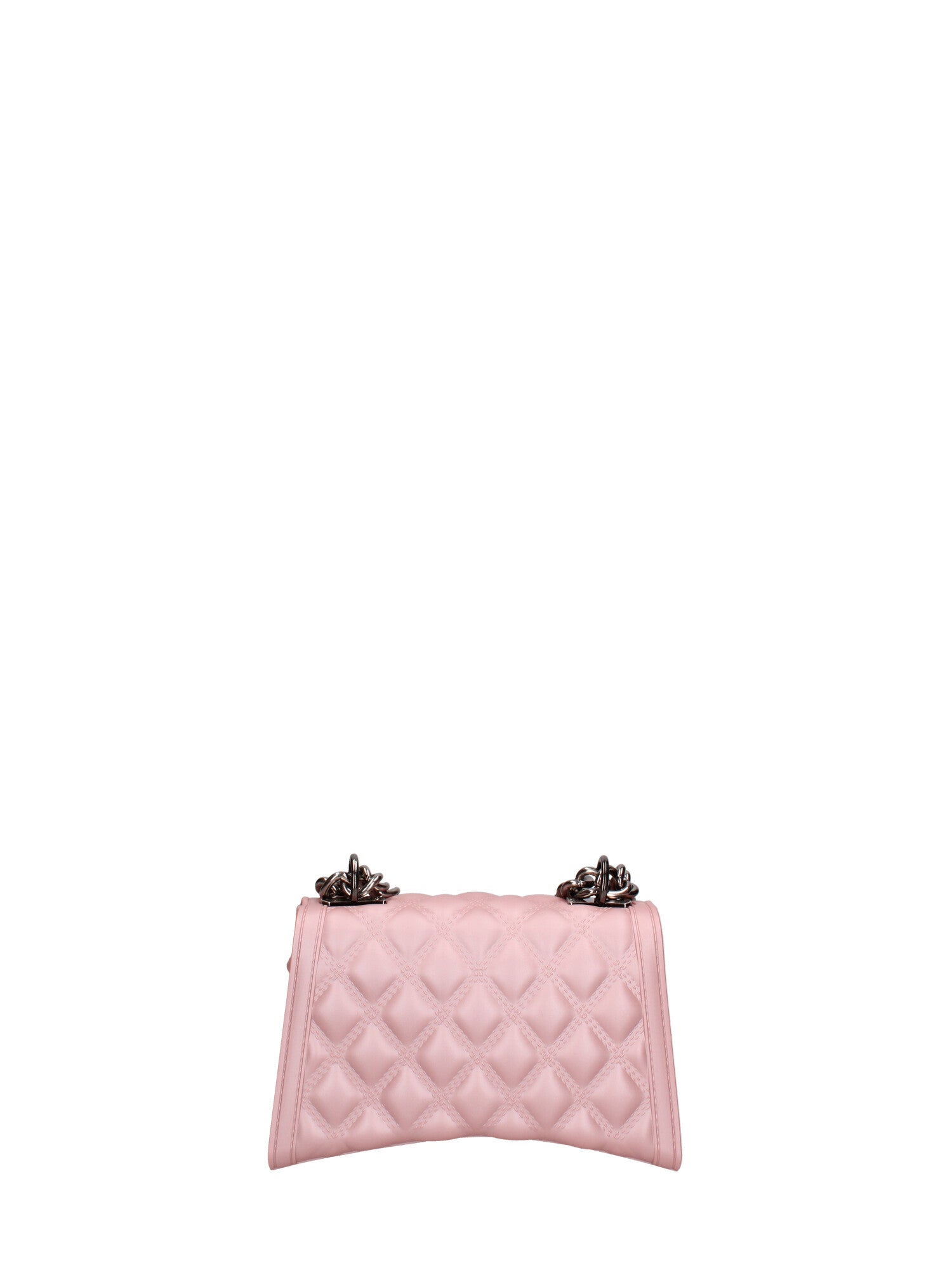 Borsa a mano donna 100% gomma FLAT RHOMBUS S 24-OLD ROSE-BRUSH CDF Marc Ellis