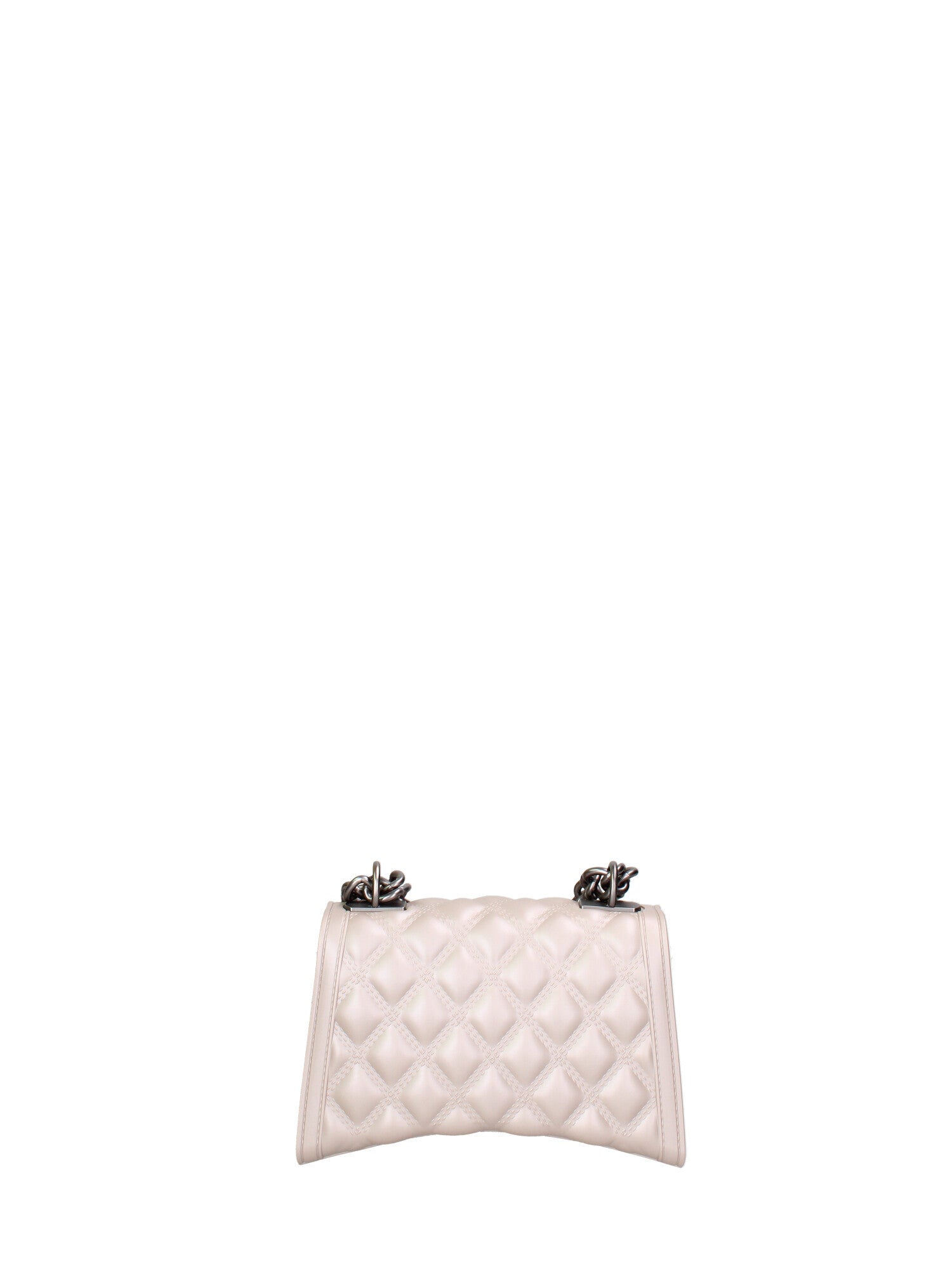 Borsa a mano donna 100% gomma FLAT RHOMBUS S 24-STONE-SATIN CDF Marc Ellis