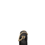 Borsa a mano da donna 100% gomma FLAT S BALL 24-BLACK-GOLD Marc Ellis