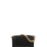Borsa a mano da donna 100% gomma FLAT S BALL 24-BLACK-GOLD Marc Ellis