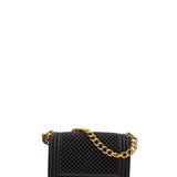 Borsa a mano da donna 100% gomma FLAT S BALL 24-BLACK-LIGHT OTTONE Marc Ellis
