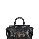 Borsa a mano da donna 100% PVC HEATHER -BLACK Marc Ellis