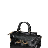 Borsa a mano da donna 100% PVC HEATHER -BLACK Marc Ellis