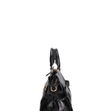 Borsa a mano da donna 100% PVC HEATHER -BLACK Marc Ellis