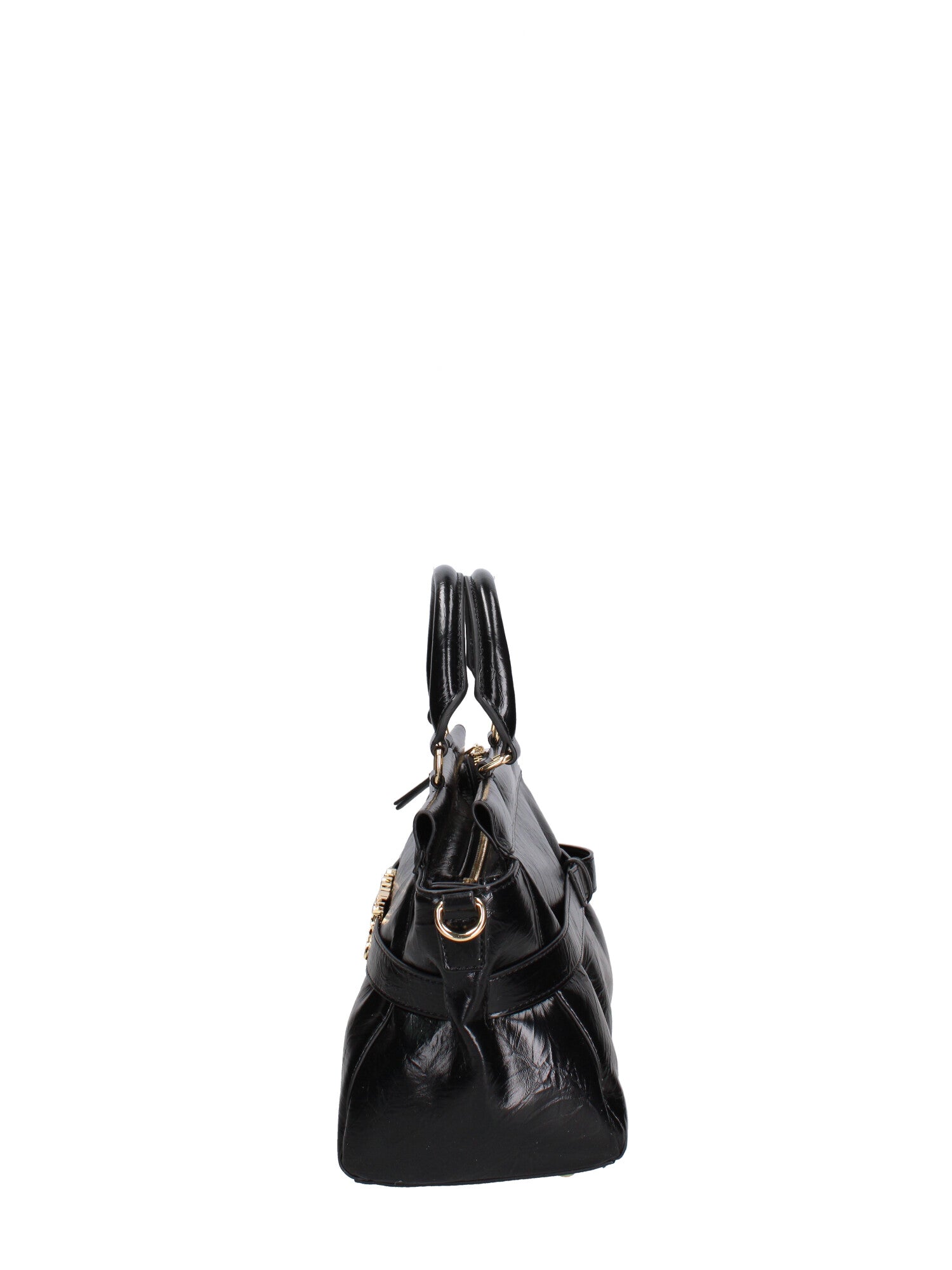 Borsa a mano da donna 100% PVC HEATHER -BLACK Marc Ellis