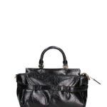 Borsa a mano da donna 100% PVC HEATHER -BLACK Marc Ellis