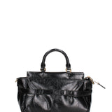 Borsa a mano da donna 100% PVC HEATHER -BLACK Marc Ellis