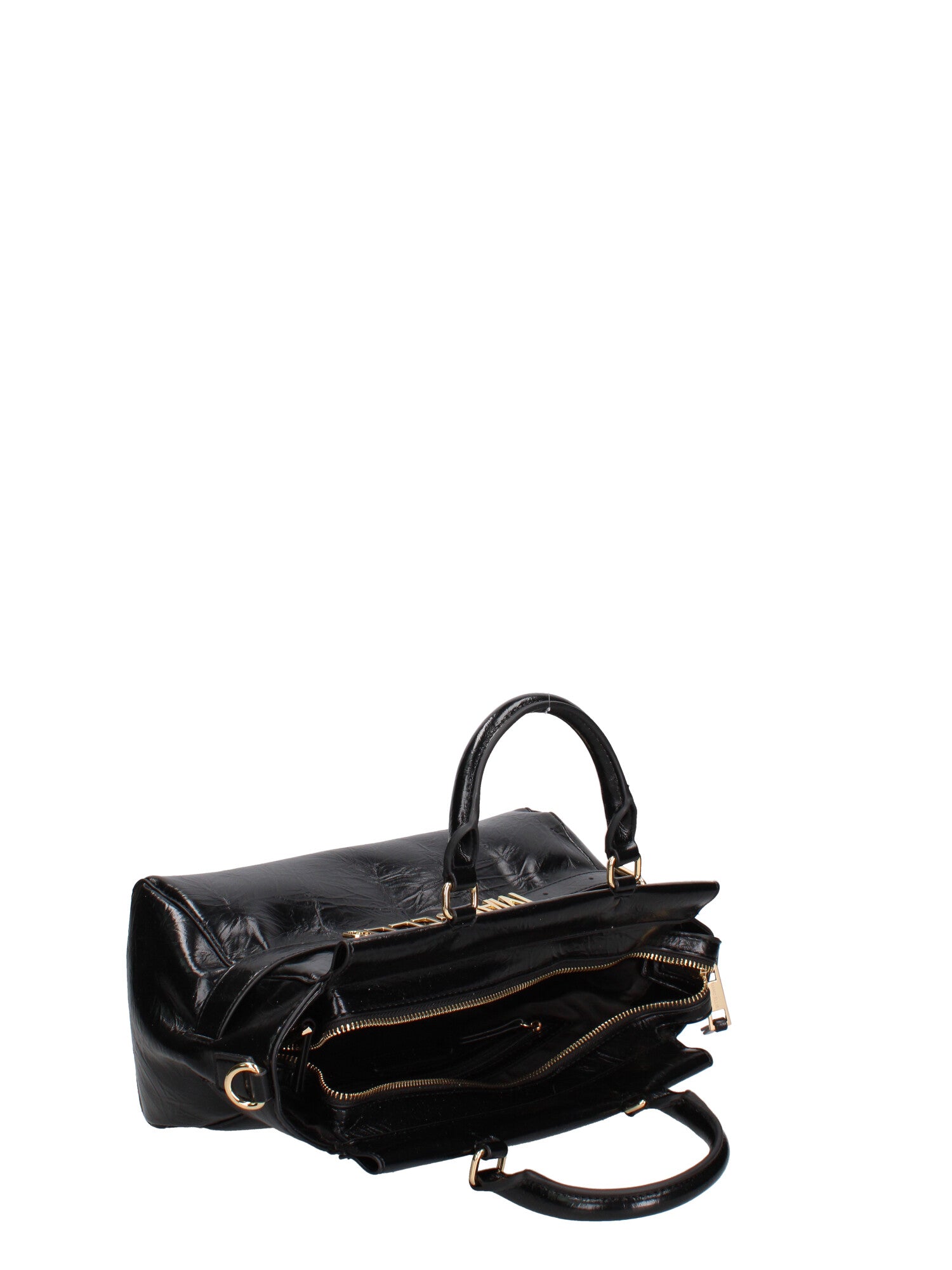 Borsa a mano da donna 100% PVC HEATHER -BLACK Marc Ellis