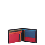 Portafoglio uomo in vera pelle Casual IN-1075-BLACK MULTI Sergio Valentini