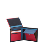 Portafoglio uomo in vera pelle Casual IN-1075-BLACK MULTI Sergio Valentini