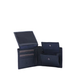 Portafoglio uomo in vera pelle Casual LB7602-40-BLU Laura Biagiotti