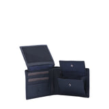 Portafoglio uomo in vera pelle Casual LB7602-40-BLU Laura Biagiotti