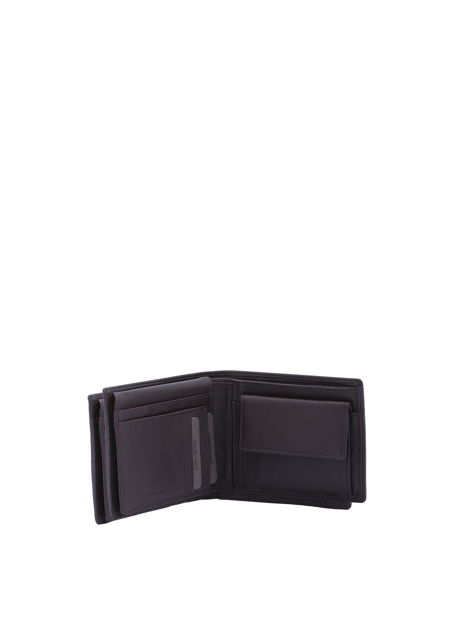 Portafoglio uomo in vera pelle Casual LB7602-40-MARRONE SCURO Laura Biagiotti