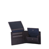 Portafoglio uomo in vera pelle Casual LB7602-40-MARRONE SCURO Laura Biagiotti