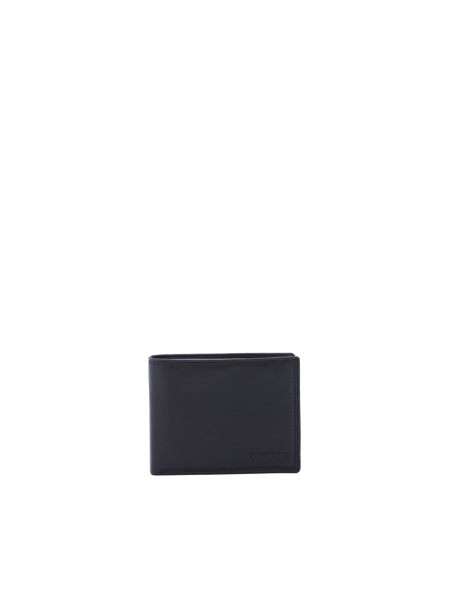 Portafoglio uomo in vera pelle Casual LB7602-40-NERO Laura Biagiotti