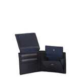 Portafoglio uomo in vera pelle Casual LB7602-40-NERO Laura Biagiotti