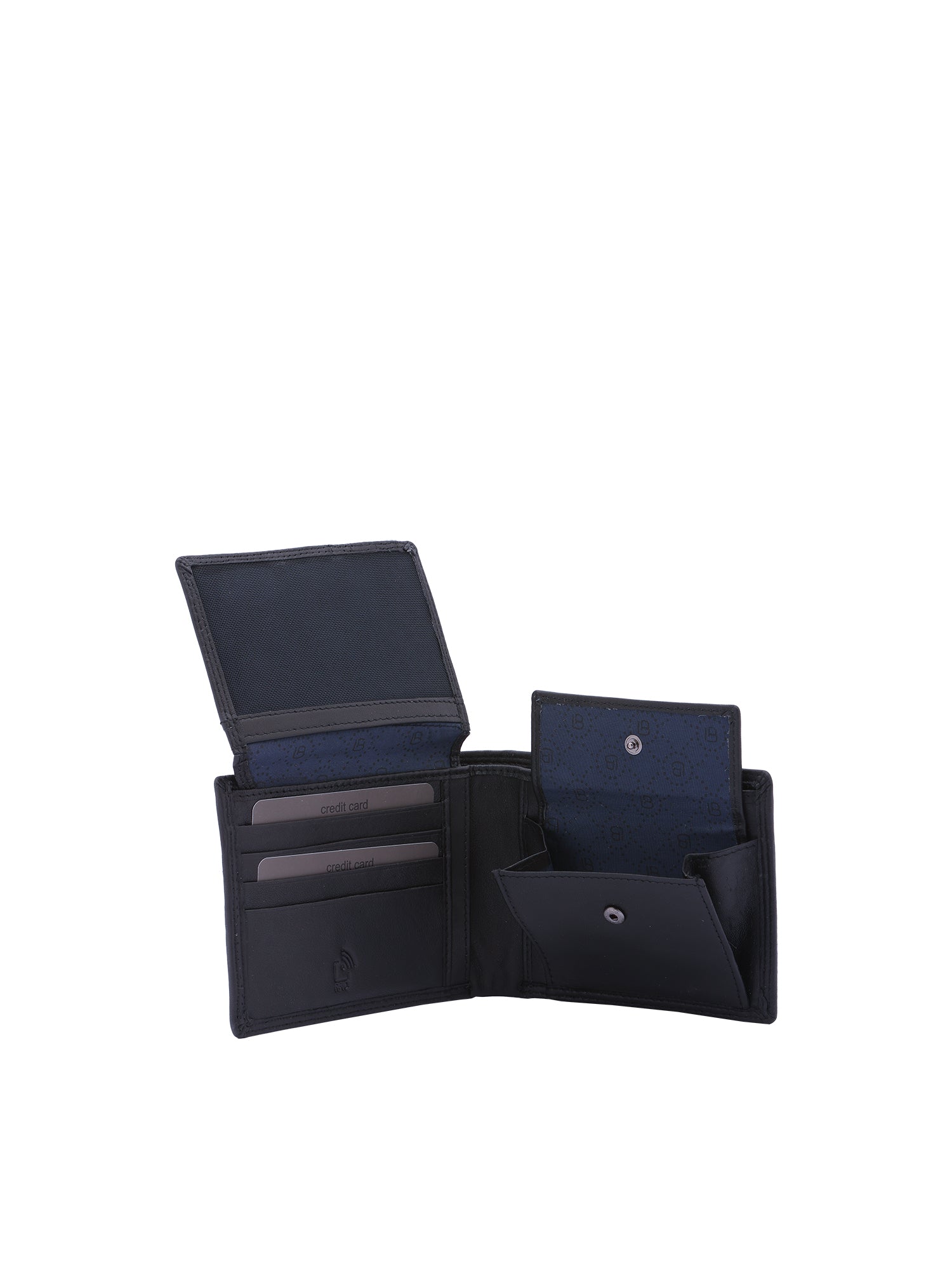 Portafoglio uomo in vera pelle Casual LB7602-40-NERO Laura Biagiotti