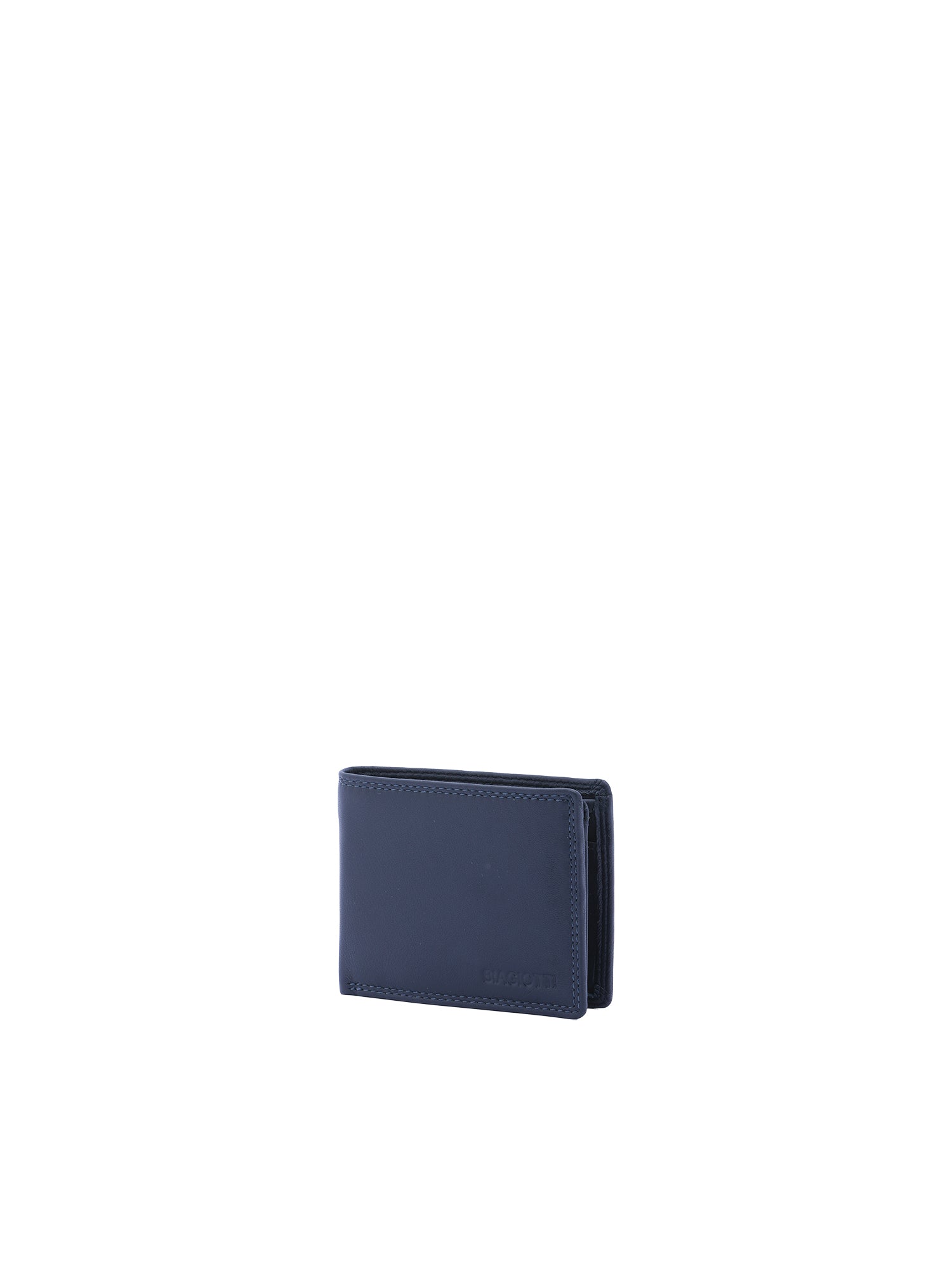 Portafoglio uomo in vera pelle Artigianale LB7602-44-BLU Laura Biagiotti