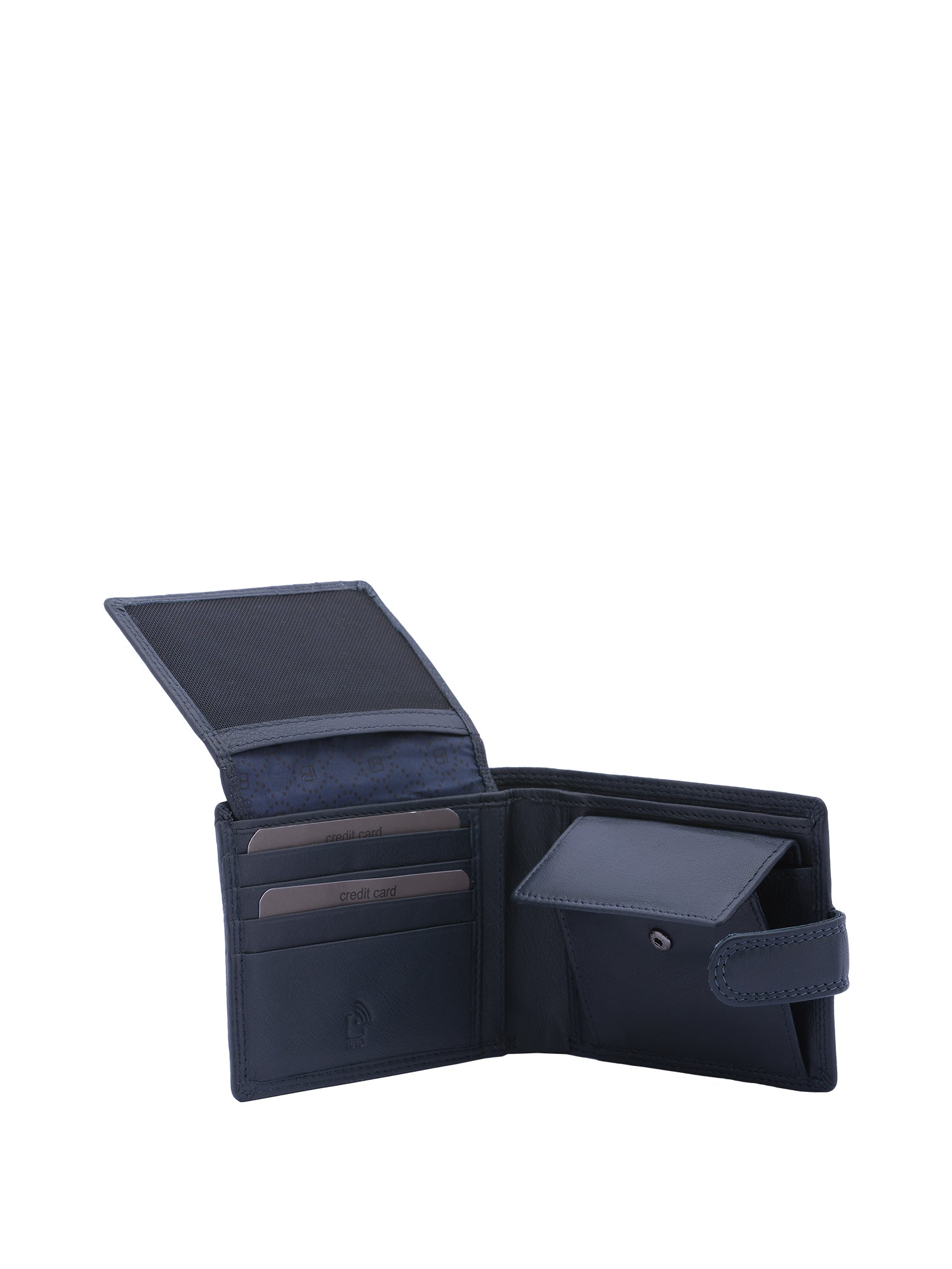Portafoglio da uomo in vera pelle Casual LB7602-56-BLU Laura Biagiotti