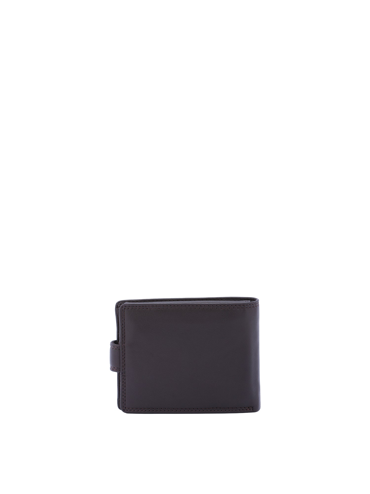 Portafoglio da uomo in vera pelle Casual LB7602-56-MARRONE SCURO Laura Biagiotti