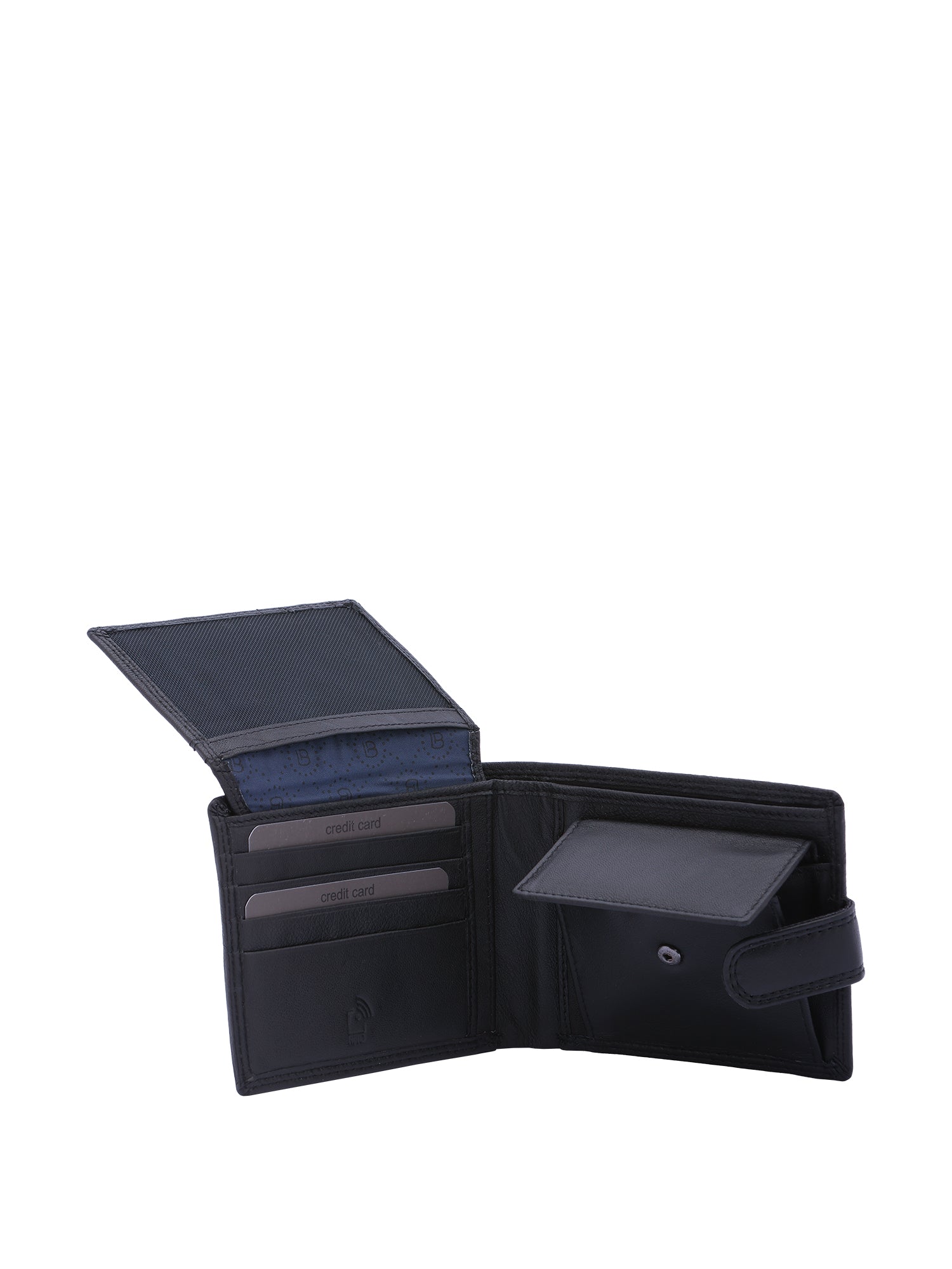 Portafoglio da uomo in vera pelle Casual LB7602-56-NERO Laura Biagiotti
