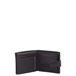 Portafoglio uomo in vera pelle Casual LB7602-57-MARRONE SCURO Laura Biagiotti
