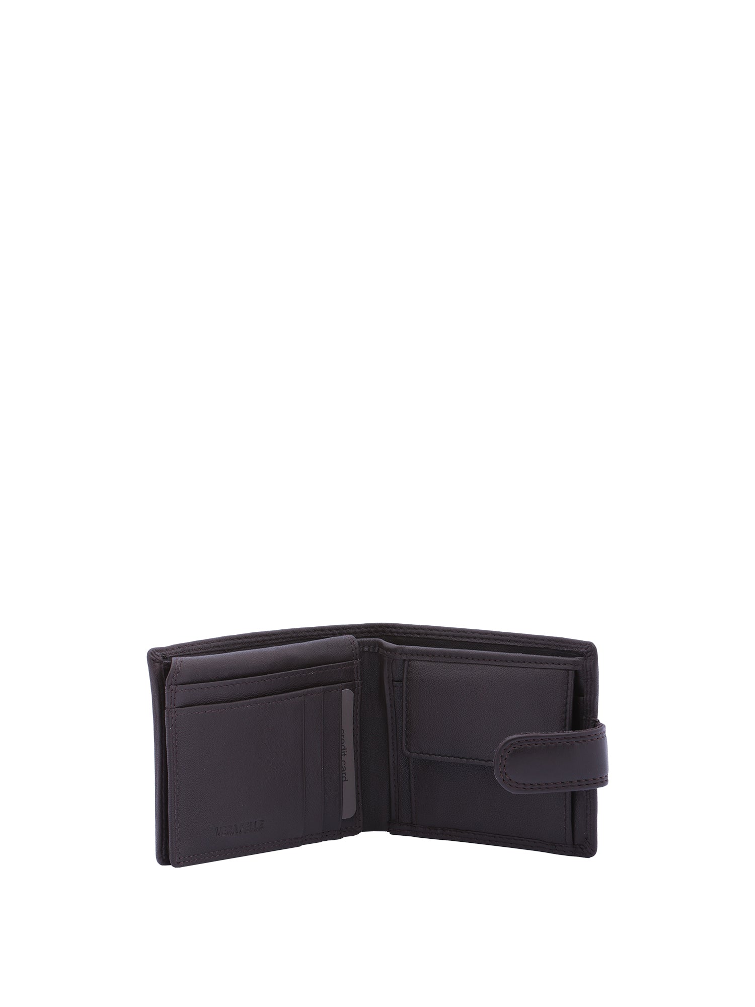 Portafoglio uomo in vera pelle Casual LB7602-57-MARRONE SCURO Laura Biagiotti