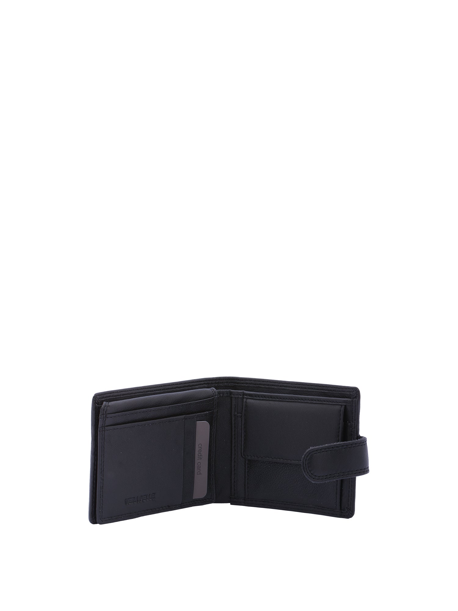 Portafoglio uomo in vera pelle Casual LB7602-57-NERO Laura Biagiotti