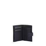 Portafoglio uomo in vera pelle Casual LB7602-61-NERO Laura Biagiotti