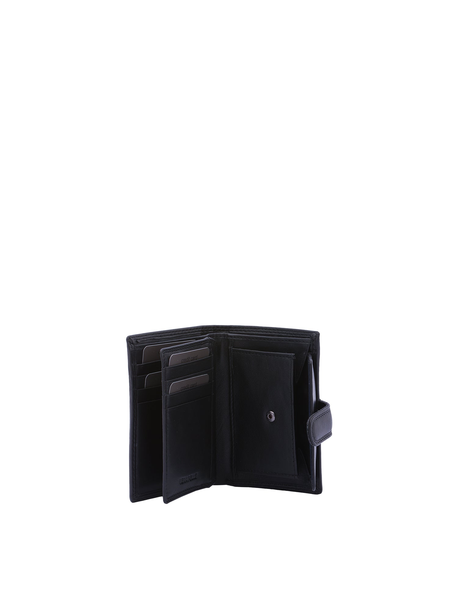 Portafoglio uomo in vera pelle Casual LB7602-61-NERO Laura Biagiotti