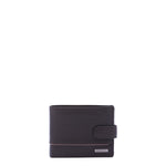 Portafoglio uomo in vera pelle Casual LB7611-56-MARRONE SCURO Laura Biagiotti
