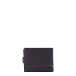 Portafoglio uomo in vera pelle Casual LB7611-56-MARRONE SCURO Laura Biagiotti