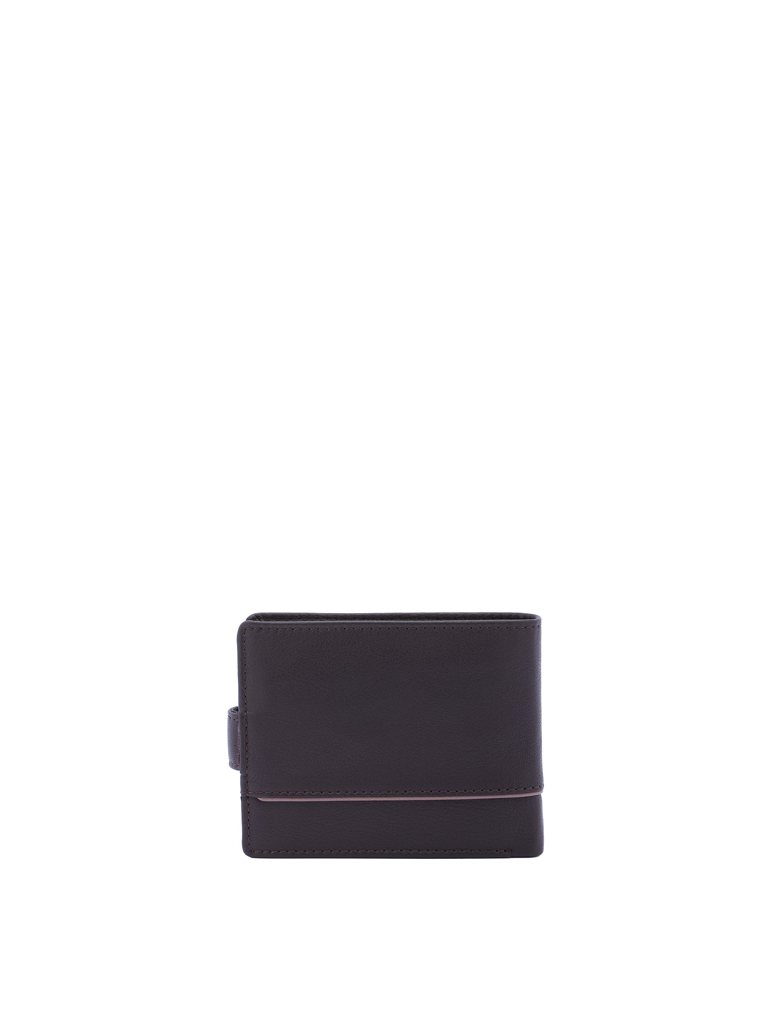 Portafoglio uomo in vera pelle Casual LB7611-56-MARRONE SCURO Laura Biagiotti
