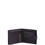Portafoglio uomo in vera pelle Casual LB7611-56-MARRONE SCURO Laura Biagiotti