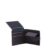 Portafoglio uomo in vera pelle Casual LB7611-56-MARRONE SCURO Laura Biagiotti