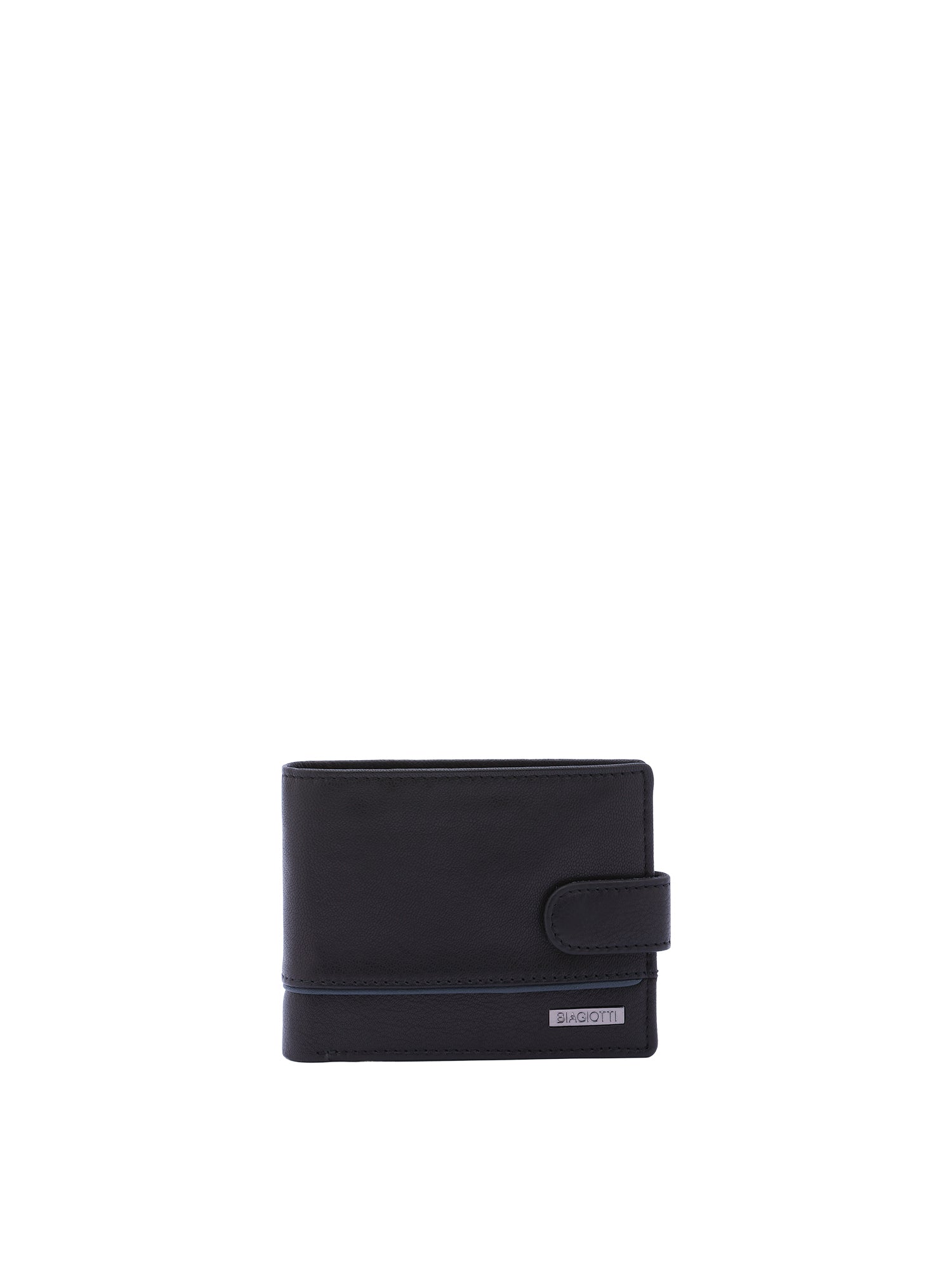 Portafoglio uomo in vera pelle Casual LB7611-56-NERO Laura Biagiotti