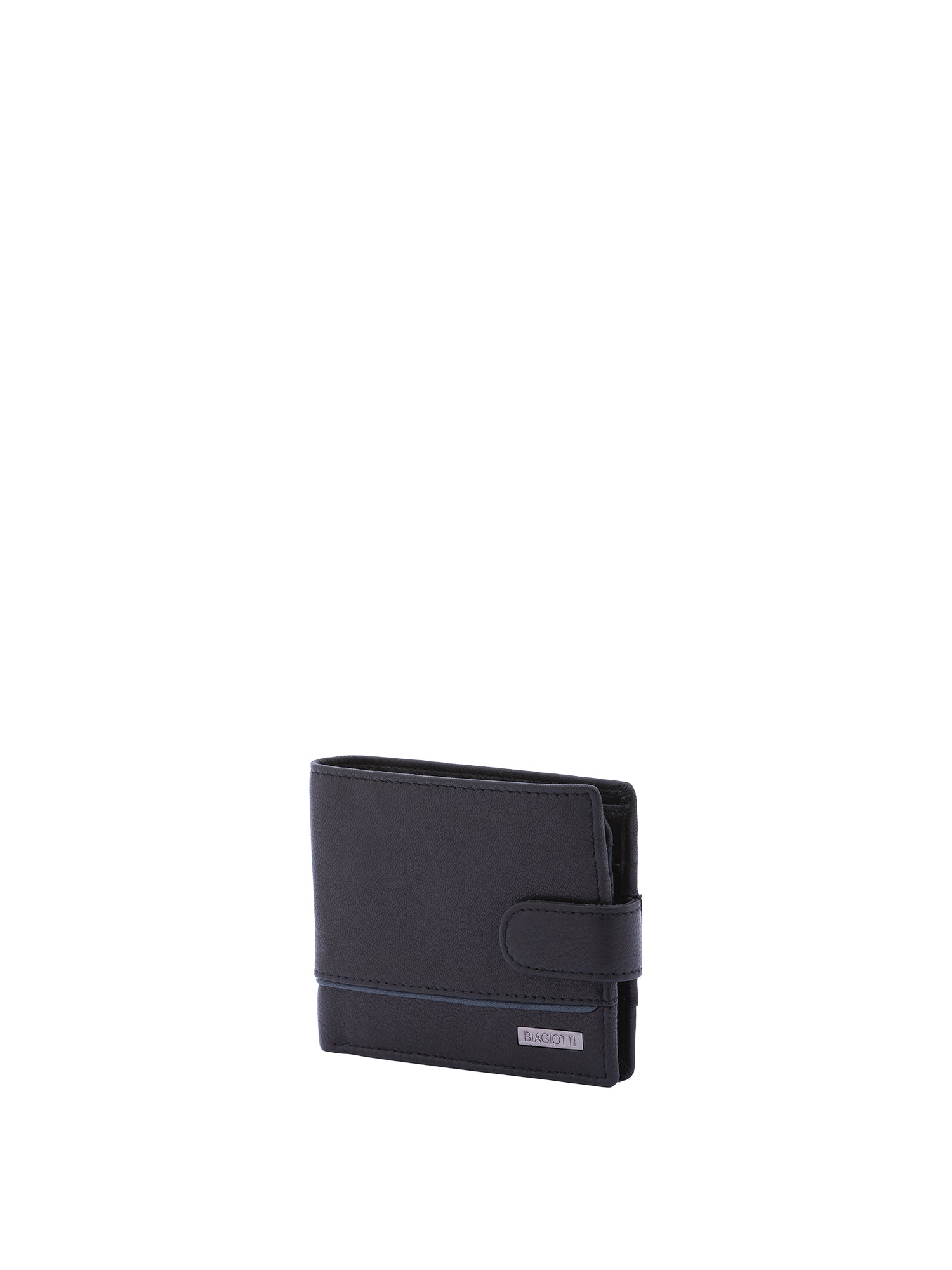 Portafoglio uomo in vera pelle Casual LB7611-56-NERO Laura Biagiotti